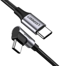 Ugreen Angled USB-C to USB-C 3A 1m Grey/Black (50123)