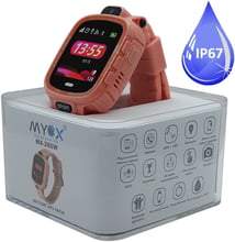 Детские водонепроницаемые GPS часы MYOX МХ-26GW Sport розовые (камера)