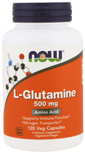 Now Foods L-Glutamine 500 mg 120 caps L глютамин