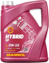 Моторное масло синтетическое Mannol Hybrid SP 0W-16 5л (MN7920-5)