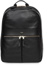 Knomo Beaux Leather Backpack Black (KN-120-401-BLK) for MacBook 13"