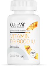 OstroVit Vitamin D3 8000 IU Вітамін D3 200 таблеток
