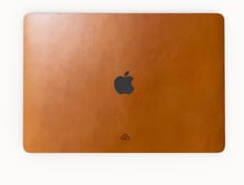 Chohol Skin Leatner Matte Ginger (front) for MacBook Air 13.6" M2 (2022)