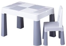 Комплект Tega MULTIFUN стол+1 стул MF-001 grey