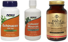 Набор Биологически Активных Добавок для детей (Vitamin C + Colloidal Minerals + Echinacea)