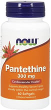 NOW Foods Pantethine 300 mg Softgels 60 caps