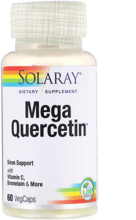 Solaray, Mega Quercetin, 60 VegCaps (SOR-44686)