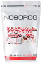 Підсолоджувач Nosorog Sucralose & Erythritol 300 g /150 servings/ Pure