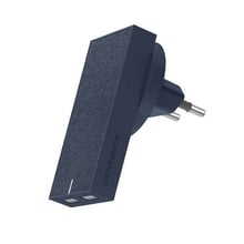 Native Union USB Wall Charger 2xUSB 2.4A Fabric Marine (SMART-2-MAR-FB-INT)