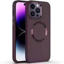 TPU Case Bonbon Metal Style with MagSafe Plum for iPhone 12 Pro Max