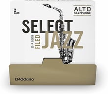 Трости D'Addario RSF01ASX2H-B25 Select Jazz by D'Addario Alto Sax #2H (25 шт)