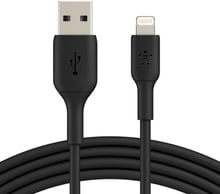 Belkin USB Cable to Lightning PVC 1m Black (CAA001BT1MBK)