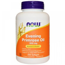 NOW Foods Evening Primrose Oil 500 mg 250 caps (Масло вечірньої примули)