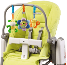 Набір Peg-Perego для дитячого стільця Tatamia чохол та іграшкова панель зелений (IKAC0009--IN34)