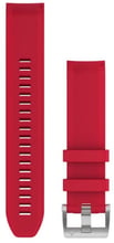 Garmin MARQ QuickFit 22m Plasma Red Silicone Strap (010-12738-17)