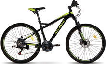 Велосипед Atlantic 2022' 27.5" Rekon NX A1NX-2743-BL M/17"/43см (0714) black/lime