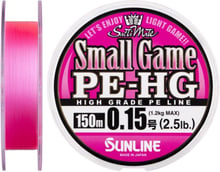 Шнур Sunline Small Game PE-HG 150м, # 0.1,5 2.5LB / 1.2кг (1658.08.79)