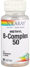 Solaray Methyl B-Complex 50 60 Veg Caps Витамины группы В