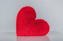 М'яка іграшка Подушка "Серце" 30 см червоний