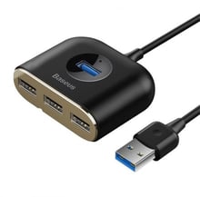 Baseus Adapter USB to USB 3.0+3xUSB 2.0 Black (CAHUB-AY01)