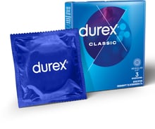 Презервативы латексные со смазкой Durex №3 Classic классические