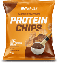 BioTechUSA Protein Chips 25 g Barbecue
