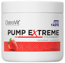 Предтренировочный комплекс OstroVit Pump Extreme 300 g / 30 servings / strawberry