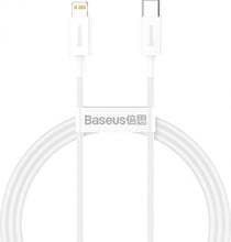 Baseus Cable USB-C to Lightning Superior Series PD 20W 1m White (CATLYS-A02)