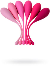 Набор из 6 вагинальных шариков Toyfa Eromantica K-Rose Pink