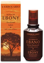 L'Erbolario Notes Of Ebony Deodorant Lotion Лосьон-дезодорант Чёрное дерево 100 ml