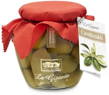 Оливки с косточкой Casa Rinaldi Гигантские зеленые GGG 590 г (8006165380942)