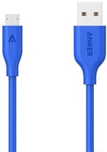 ANKER USB Cable to microUSB Powerline V3 90cm Blue (A8132H31)