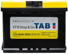 Автомобильный аккумулятор T TAB 60 Ah/12V TAB EFB (0) Euro