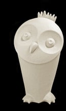 Статуетка у формі сови Linea Sette Ceramiche N85/A 25 см бежевий