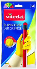 Рукавички латексні Vileda Super Grip надміцні для господарських робіт розмір M (8001940003351)