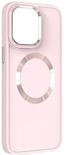 TPU Case Bonbon Metal Style with MagSafe Light Pink for iPhone 15 Plus