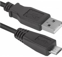 Defender USB Cable to microUSB 1m Black (87459)