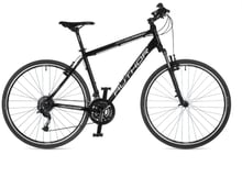 Велосипед AUTHOR (2023) Classic 28", рама 22", черный (белый)/черный (2023128)