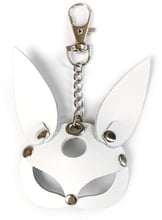 Брелок на карабине для ключей Art of Sex Bunny (белый)