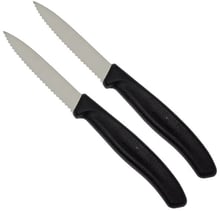 Набор кухонных ножей Victorinox SwissClassic Paring 8см черный 2шт (6.7633.B)