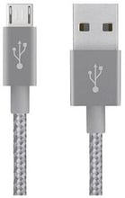 Belkin USB Cable to microUSB Mixit Metallic 1.8м Grey (F2CU021bt06GYTM)
