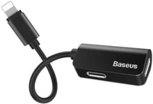 Baseus Adapter L37 Lightning to 2xLightning Black