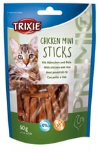 Лакомство для кошек Trixie Premio Mini Sticks с курицей и рисом 50 г (4011905427089)