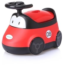Детский горшок Babyhood Автомобиль, красный (BH-116R)