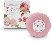 L'Erbolario 3 Rosa Sapone Profumato Мыло для тела 100 g