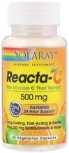 Solaray Reacta-C 500 mg Витамин С 60 капсул