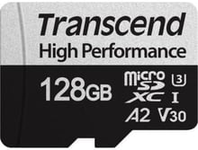 Transcend 128GB microSDXC 340S UHS-I U3 A2 (TS128GUSD340S)