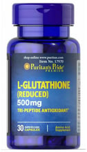 Puritan's Pride L-Glutathione 500 mg Глутатіон 30 капсул