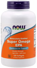 NOW Foods Super Omega EPA 1200 mg NOW-0360/240 120 SGELS Супер Омега EPA/DHA