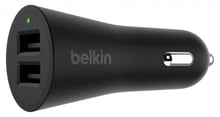 Belkin USB Car Charger Metallic 2xUSB 2.4A Black (F8M930btBLK)